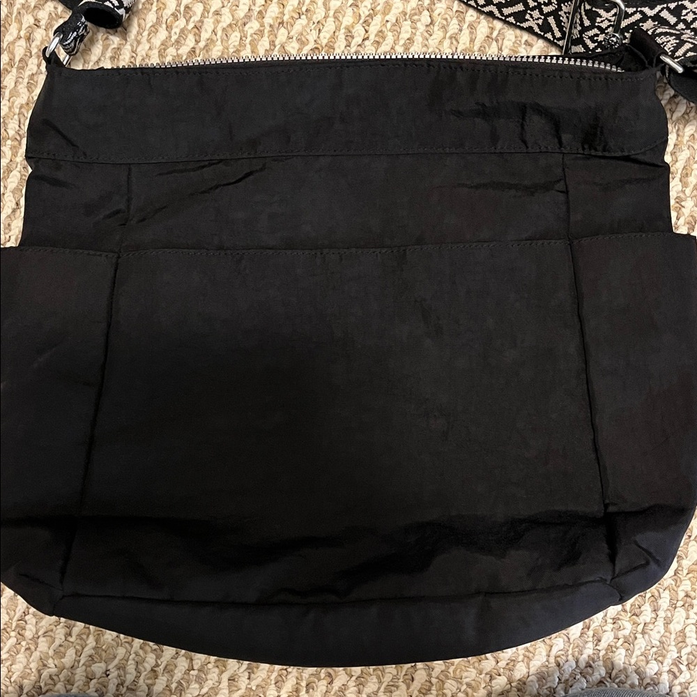 Kipling Black Bag With Patterned Strap - image 3